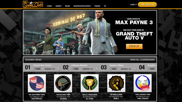 Rockstar Games Website Gets a Complete Redesign, Social Club was