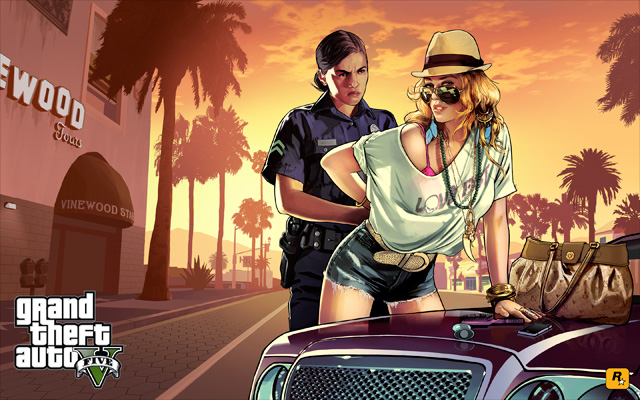 Rockstar libera primeira arte conceitual de GTA V - Arkade