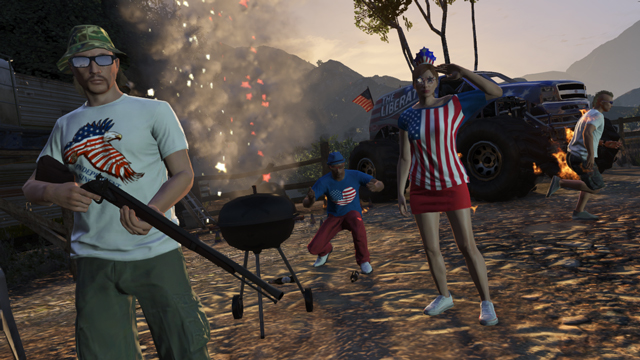 GTA 5 Independence Day Celebrations