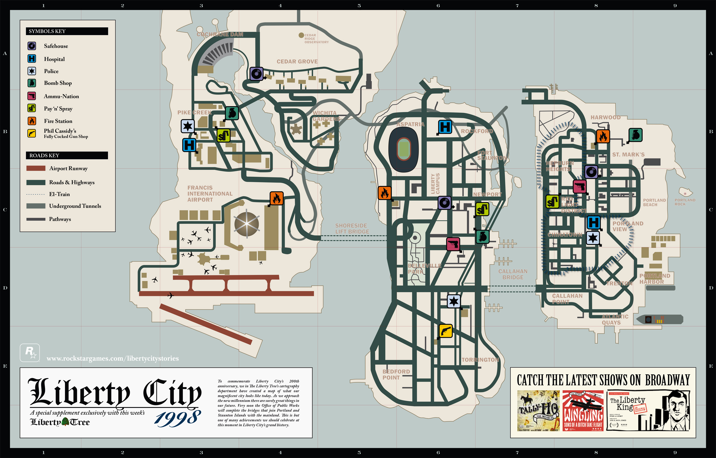 grand theft auto vice city map
