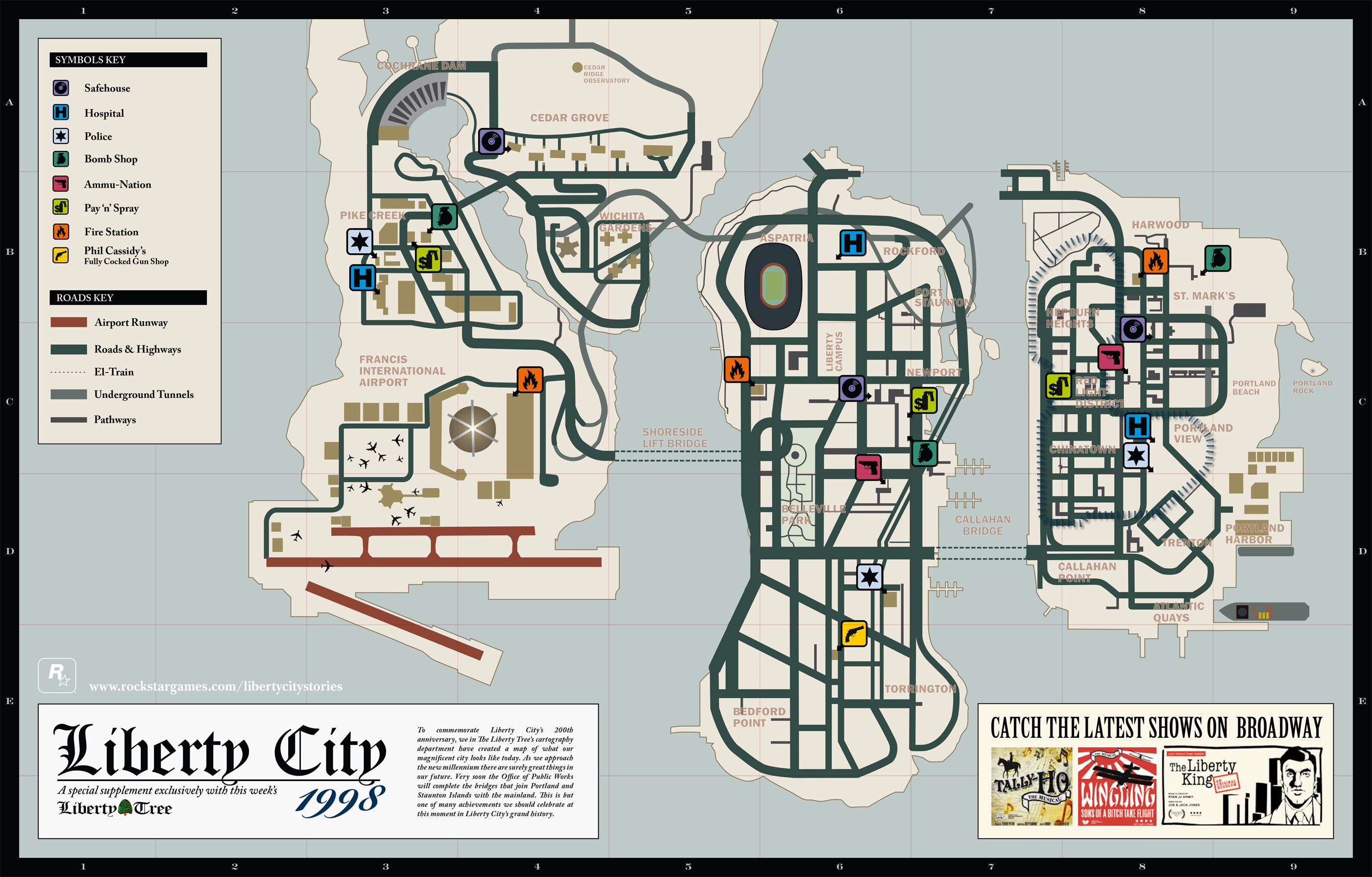 gta 3 map vs gta 4 map