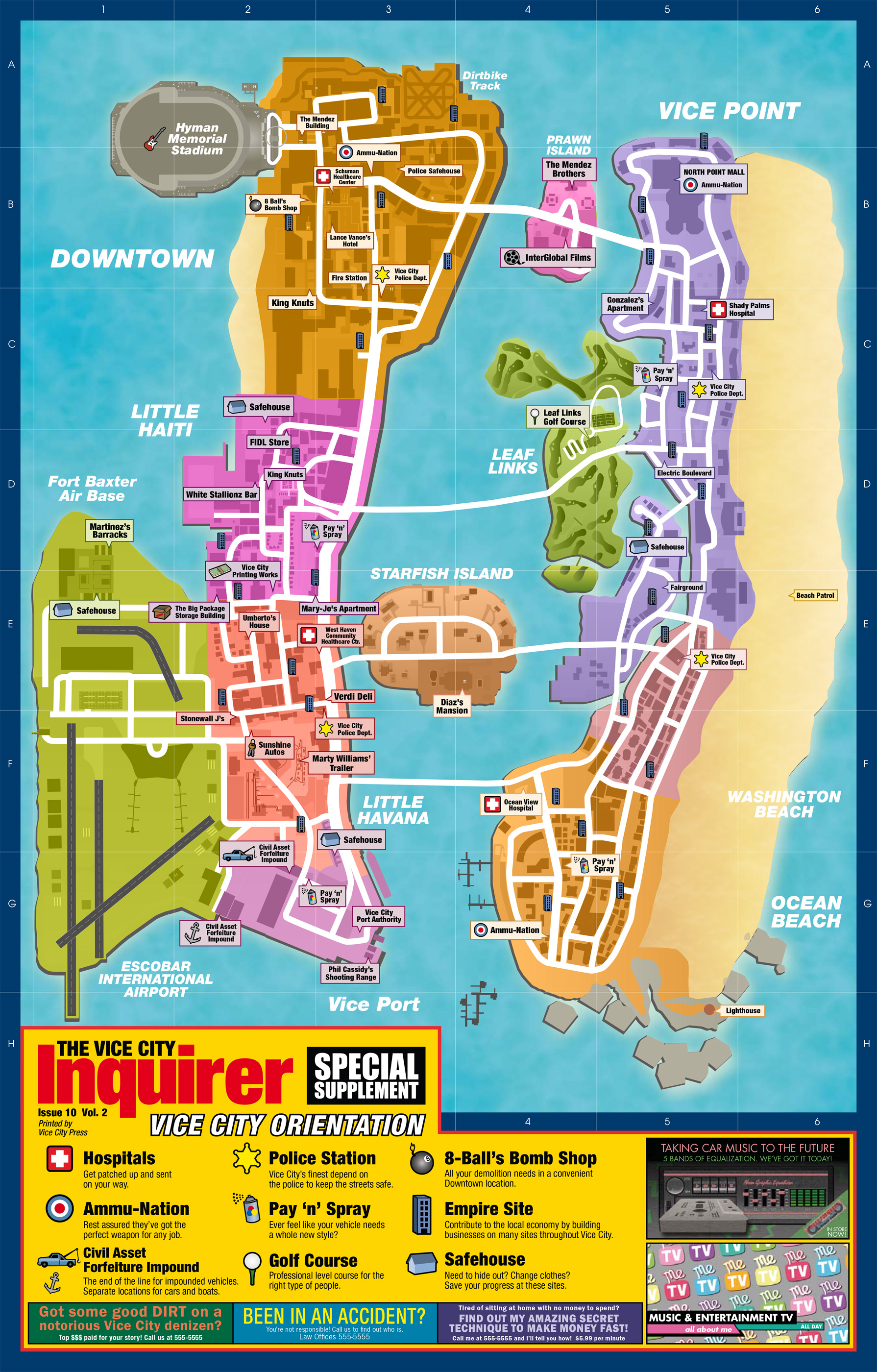 map of gta liberty city stories