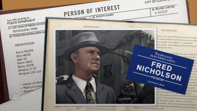 New L.A. Noire Nicholson Electroplating DLC Screens