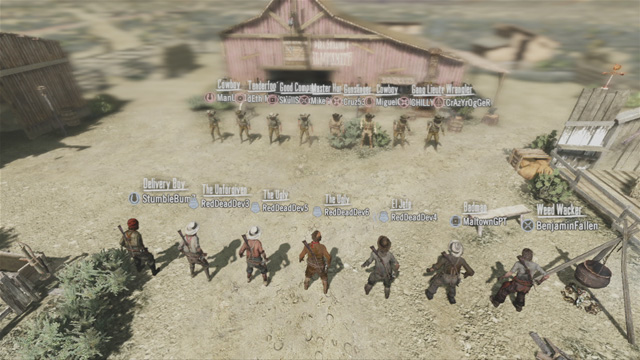 (The first weekend of live streamed Red Dead events started off with a showdown.)