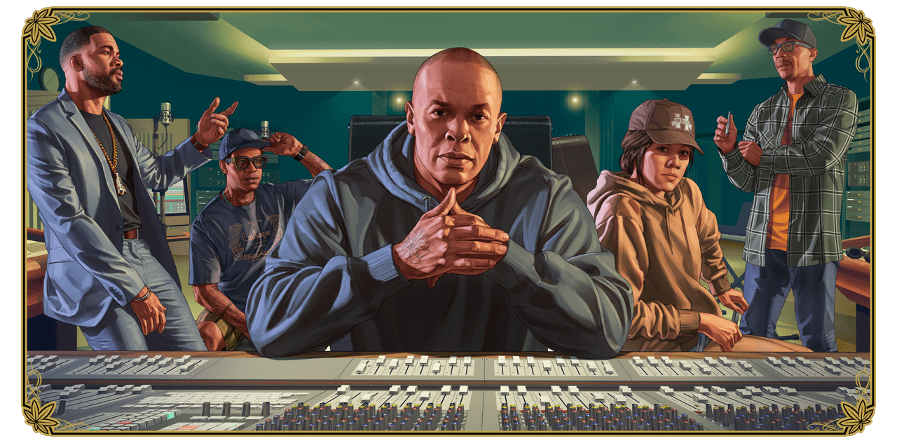 artwork of Dr. Dre
