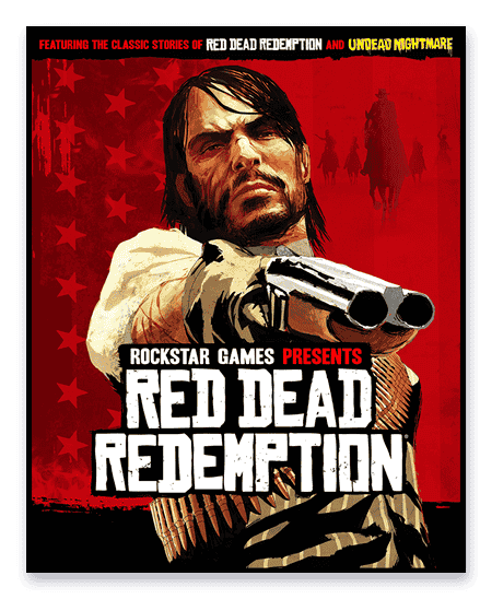 Affiche de Red Dead Redemption.