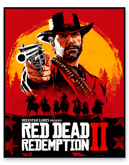 Affiche de Red Dead Redemption 2.