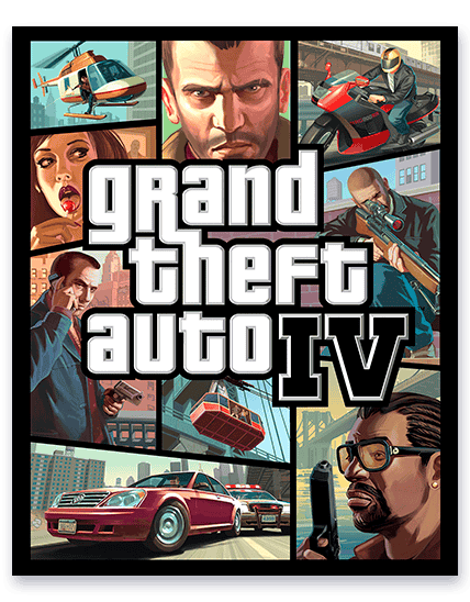 Affiche de Grand Theft Auto 4.