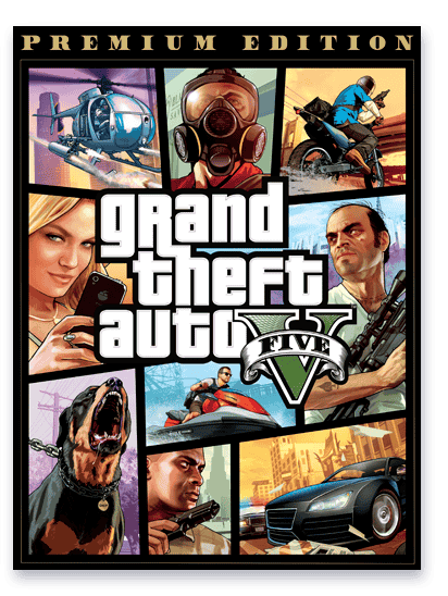 Affiche de Grand Theft Auto 5.