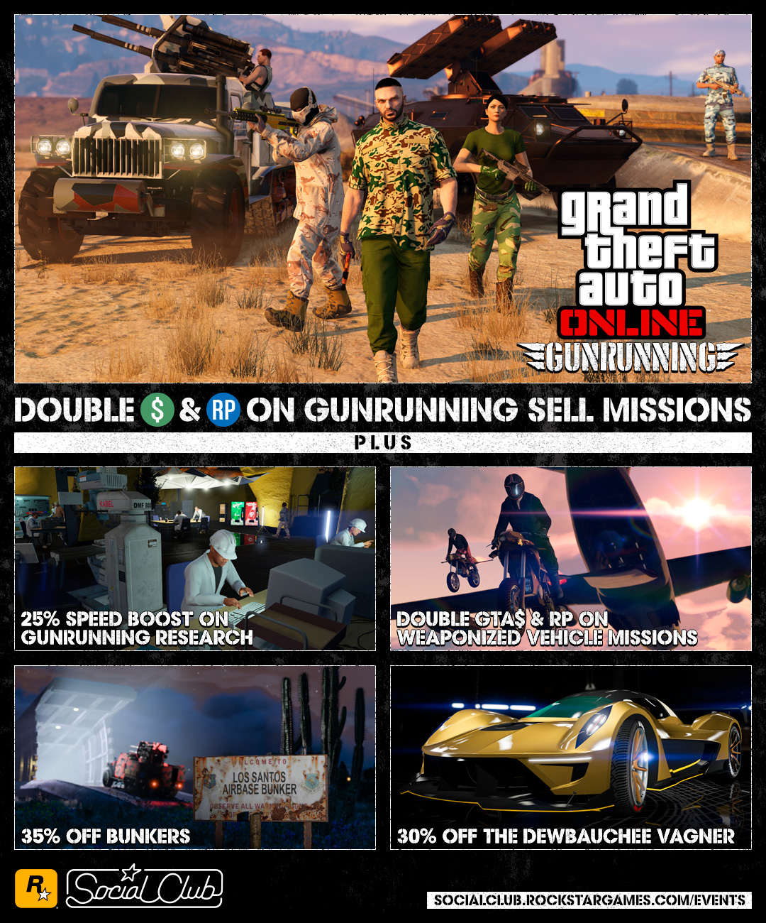 gta online gunrunning stats