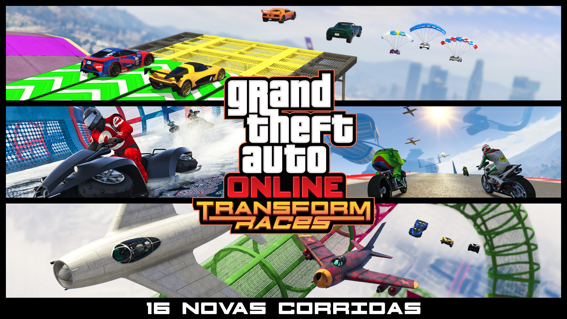 GTA Online: Corridas Metamorfose já disponíveis - Rockstar Games