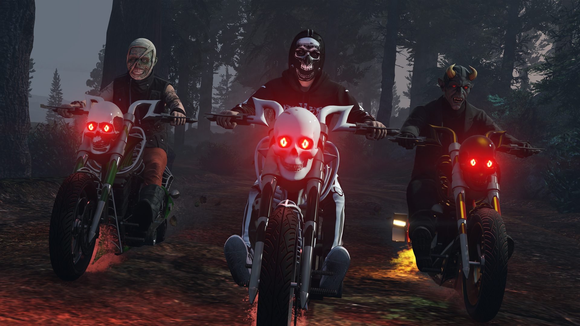 halloween 2020 gtav Halloween In Gta Online New Sanctus Motorcycle T Shirt Unlocks Lost Vs Damned Adversary Mode More Rockstar Games halloween 2020 gtav