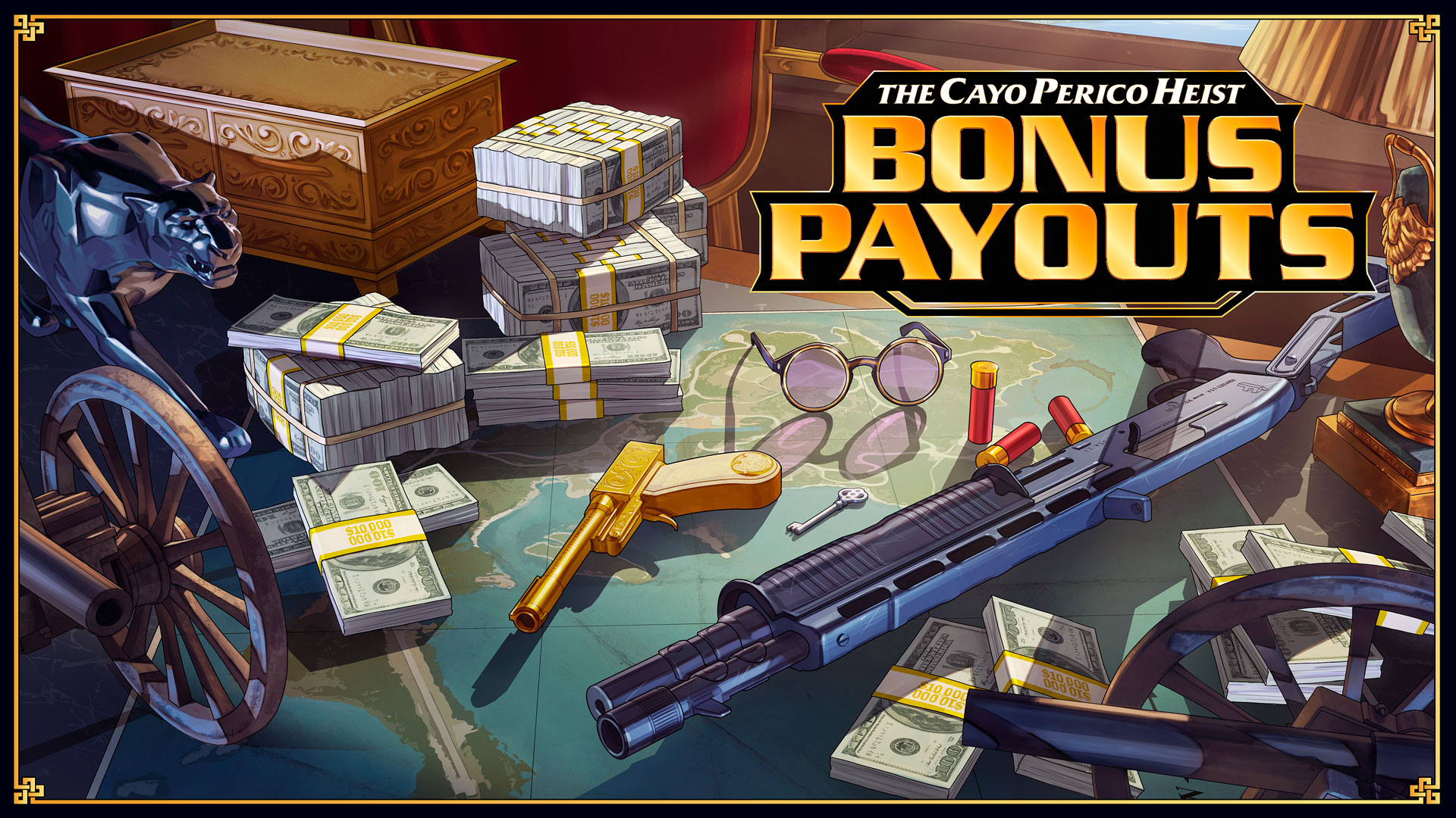 Get a 50 Bonus Payout on The Cayo Perico Heist Finale Rockstar Games