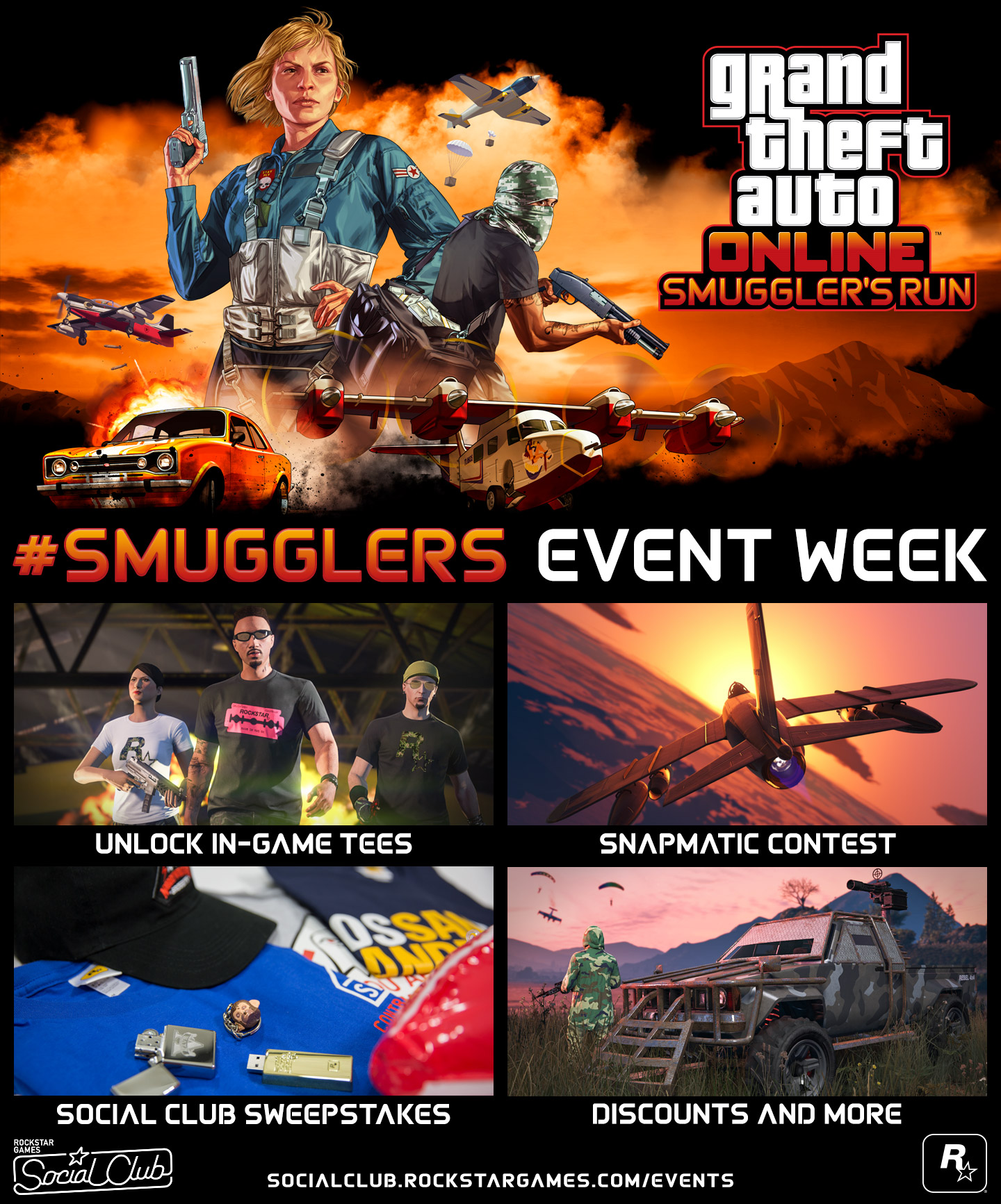 GTA Online Social Club Event Weekend this Fri-Sun Dec 20-22 - Rockstar Games