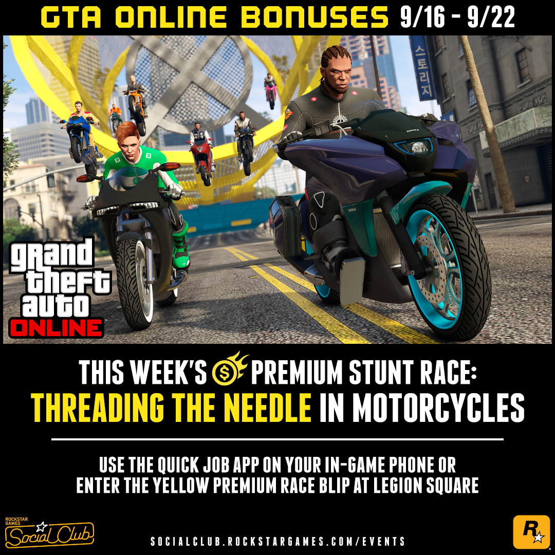 Rockstar Games on X: Drop into a hot zone and hunt for firepower as Motor  Wars returns to GTA Online this week, paying out 2X to all combatants.  Other classic modes returning
