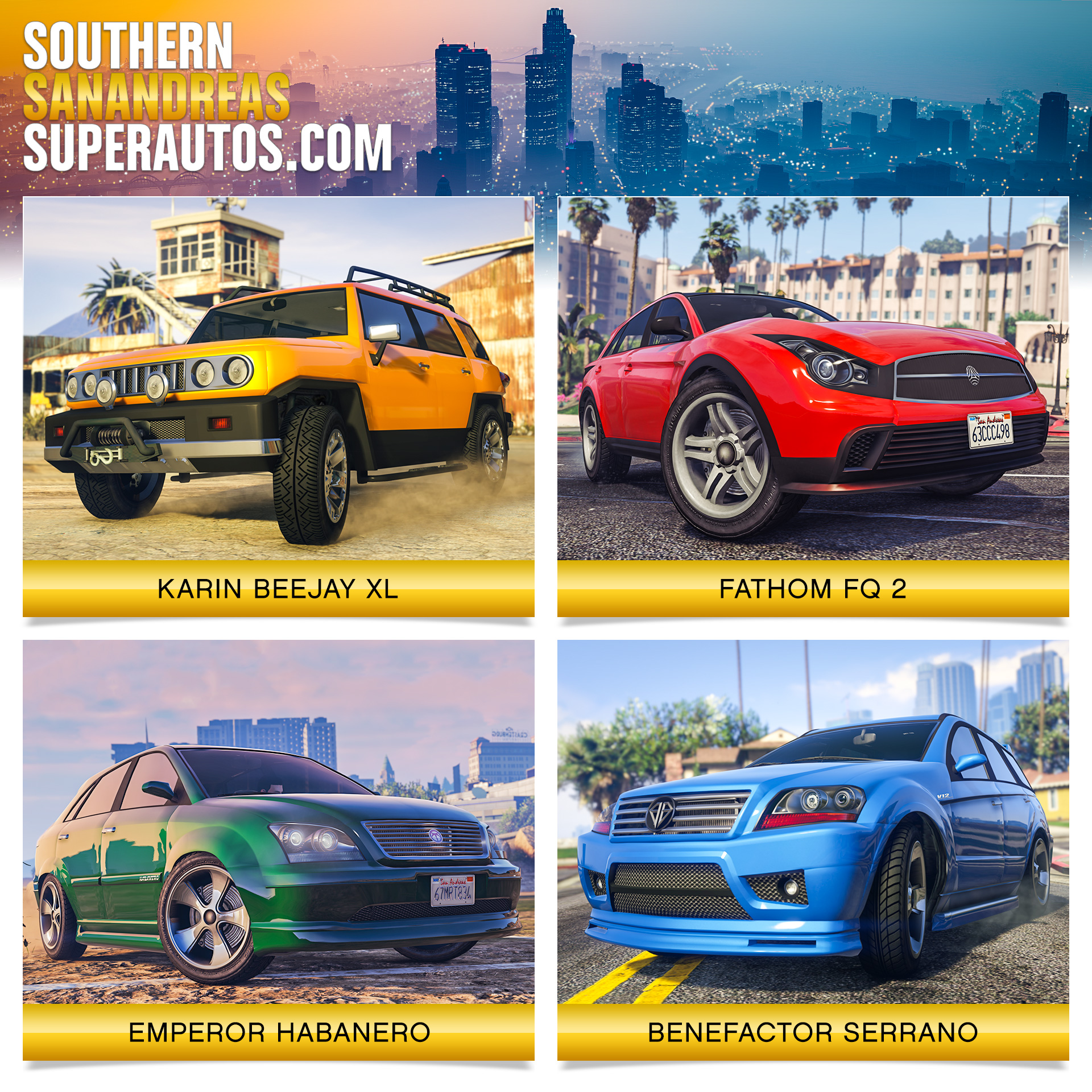 南圣安地列斯超级汽车库存更新 Rockstar Games