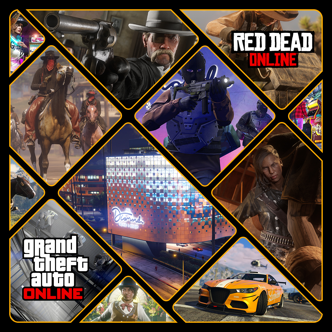 На праздниках GTA Online и Red Dead Online поставили рекорды посещаемости - Rockstar  Games