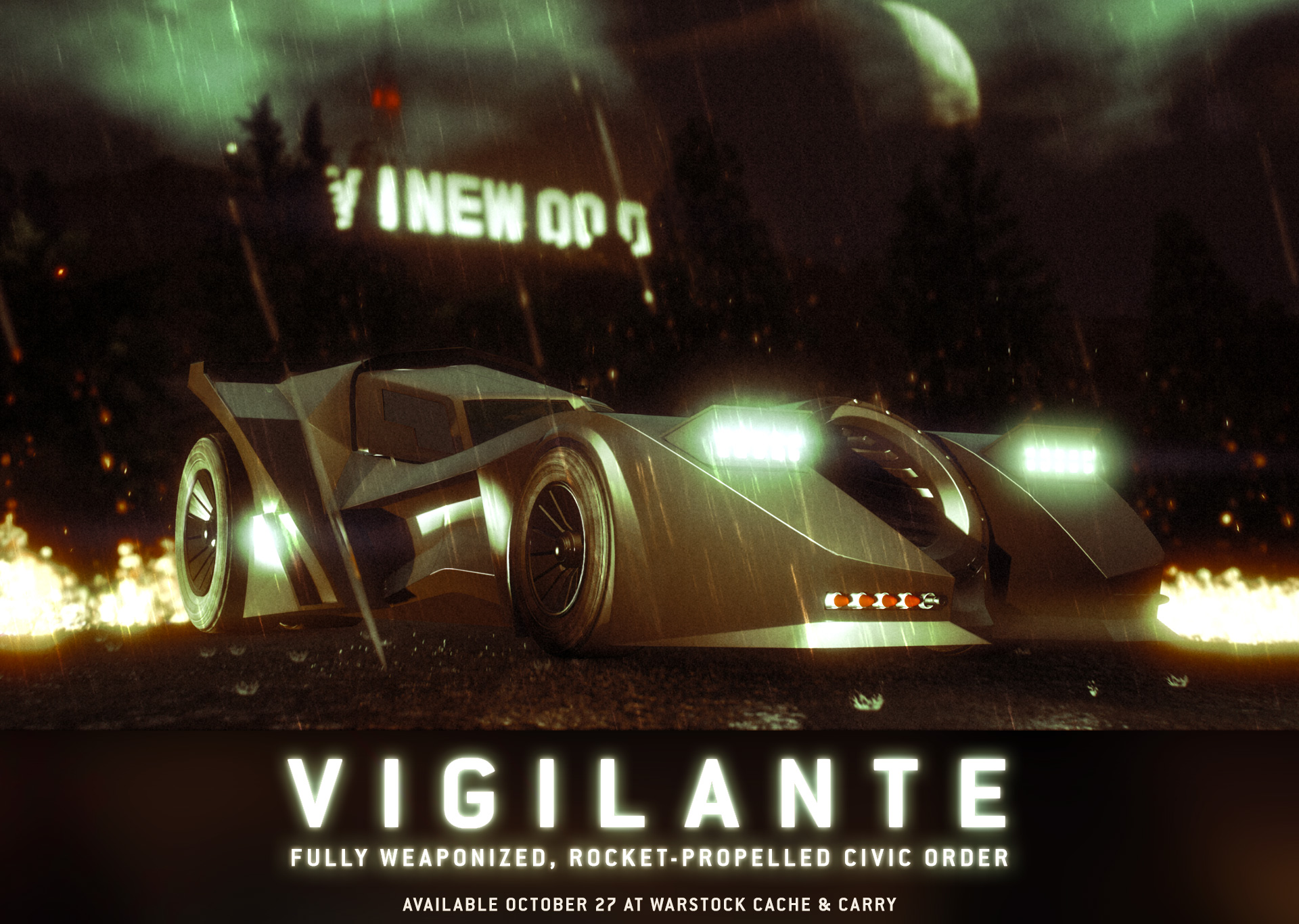 The Vigilante - The newest arrival to the game, available for purchase now