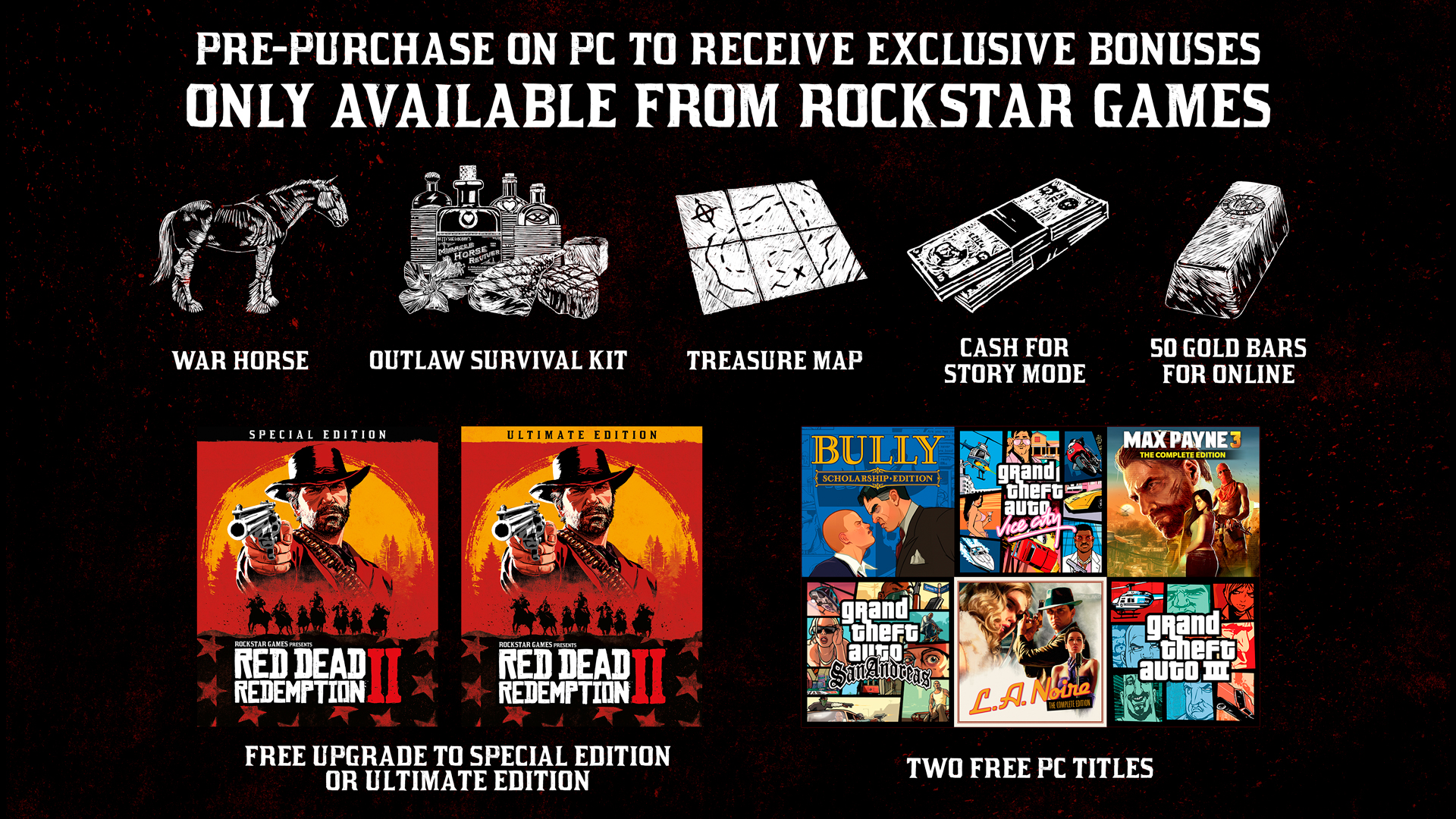 Red Dead Redemption 2 For PC Now Available to Pre-Purchase via the Rockstar  Games Launcher - Rockstar Games