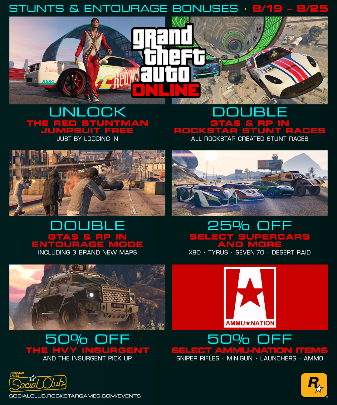 GTA Online Stunt Race Creator and Entourage Mode Now Available - Rockstar  Games