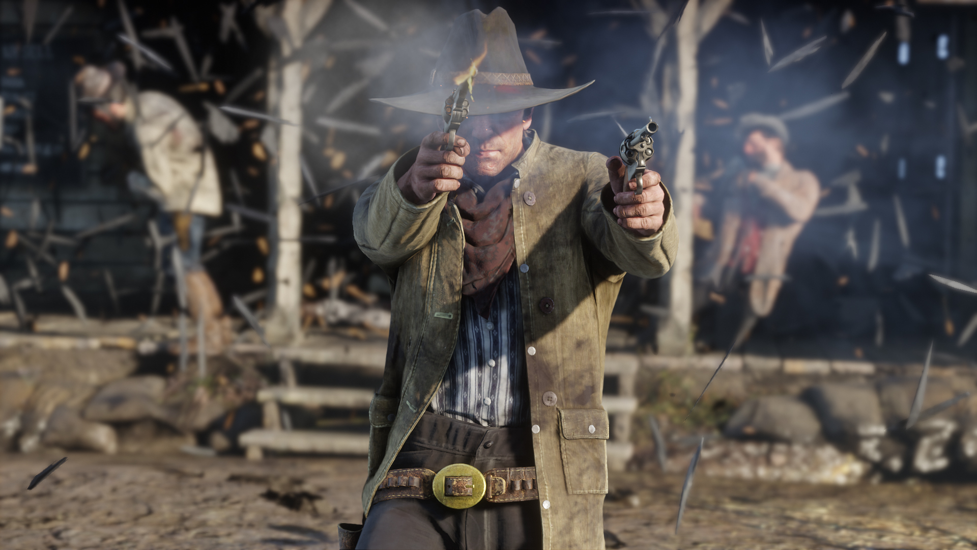 Red Dead Redemption 2 Dual Wielding Pistols