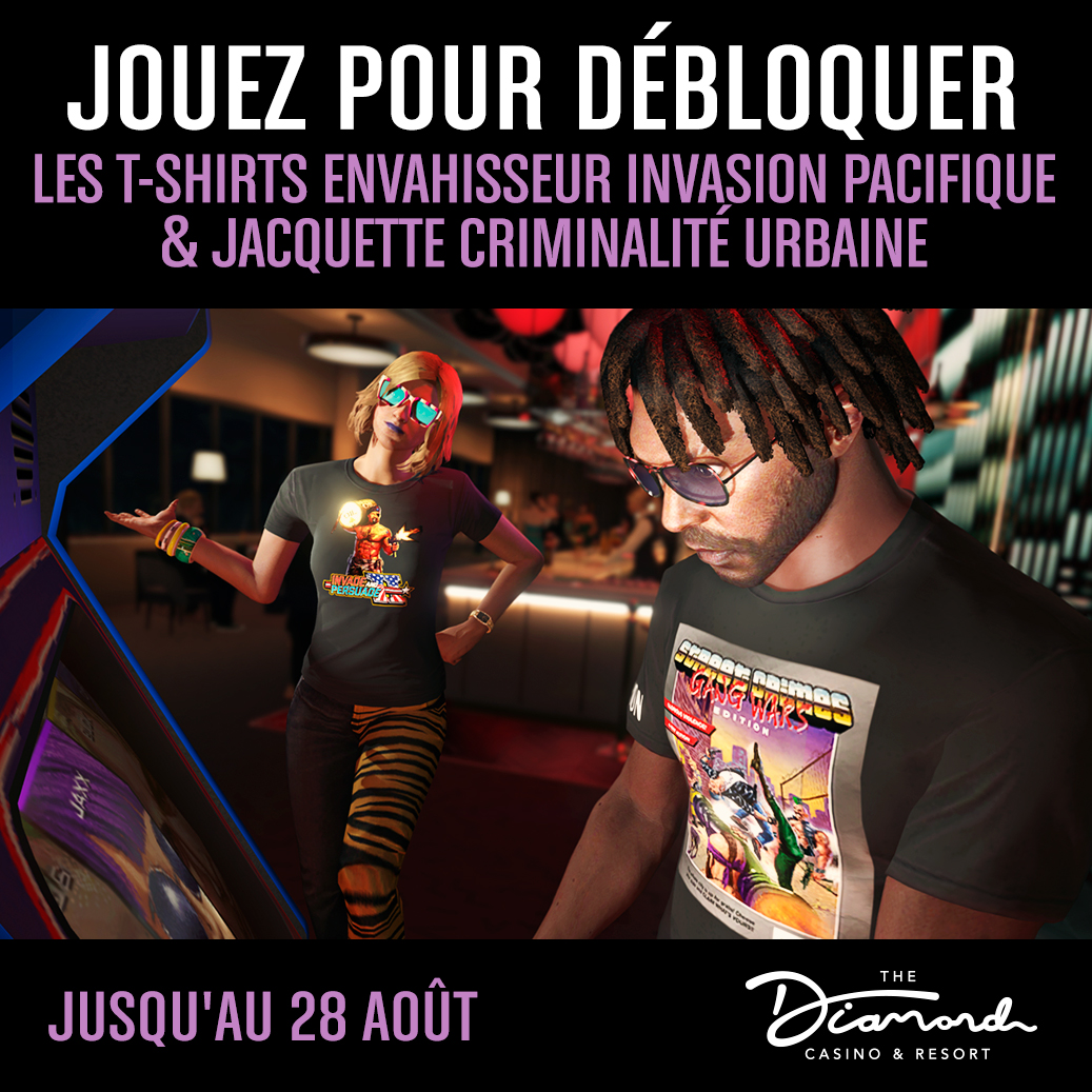 Deux nouveaux t-shirts dans GTA Online