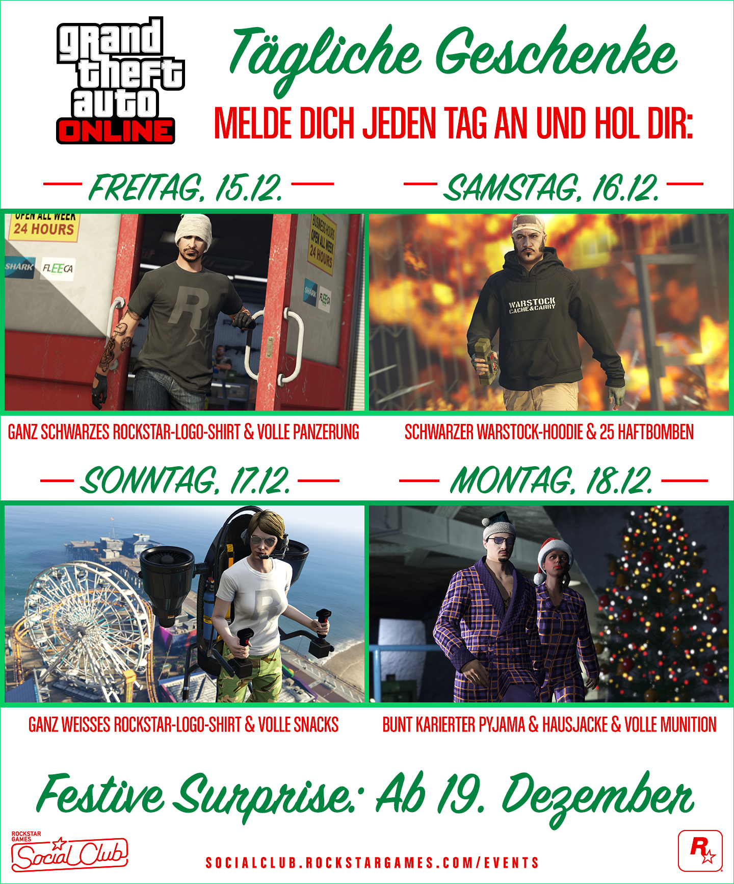 Zahlt Die e Bis Zur Festive Surprise In Gta Online Mit lichen Geschenken Rockstar Games