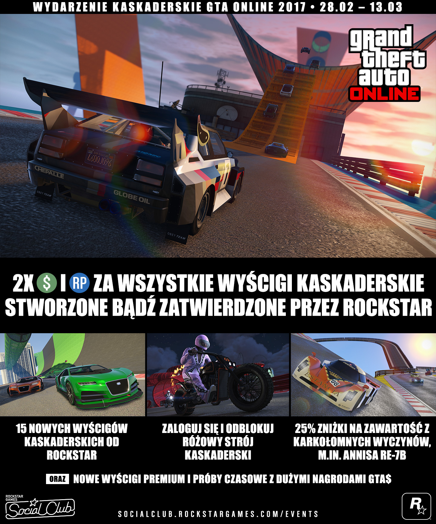 GTA 5 - Mapa - Aktywności: Skoki pojazdem