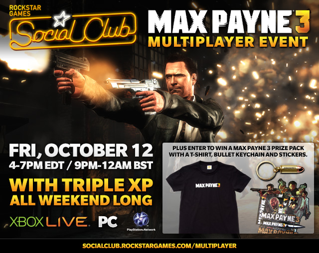 Max Payne 3 Rockstar Games Social Club digital for Windows