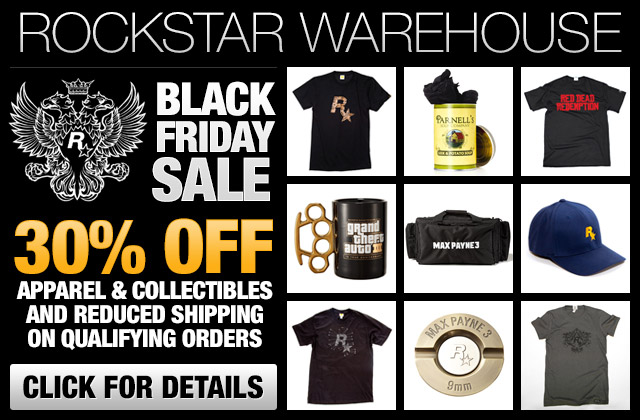 Save 20% on All Digital Downloads at the Rockstar Warehouse Thru December  31st, 2015 - Rockstar Games