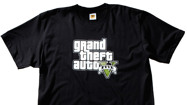 Grand Theft Auto V Tees Now at the Warehouse Rockstar