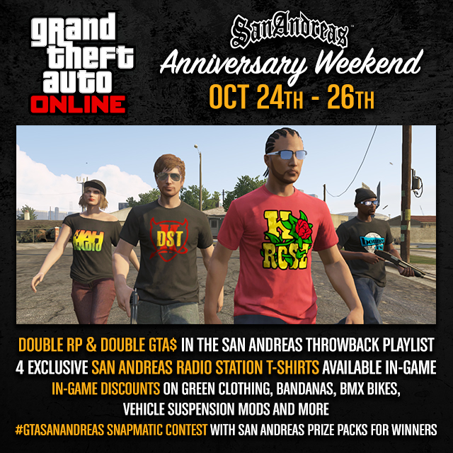 San Andreas Weekend in GTA Online