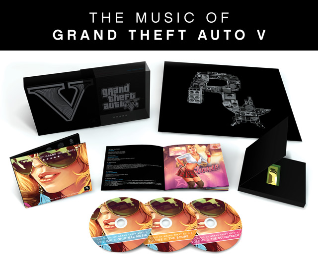 The Music of Grand Theft Auto V: Limited Edition Soundtrack CD and Vinyl  Box Sets Coming this December - Rockstar Games