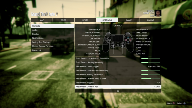 First Person Controls Settings Guide For GTA 5 - GTA BOOM