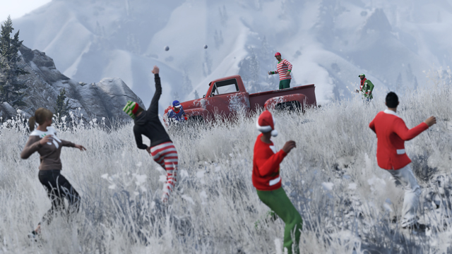 GTA Online snow