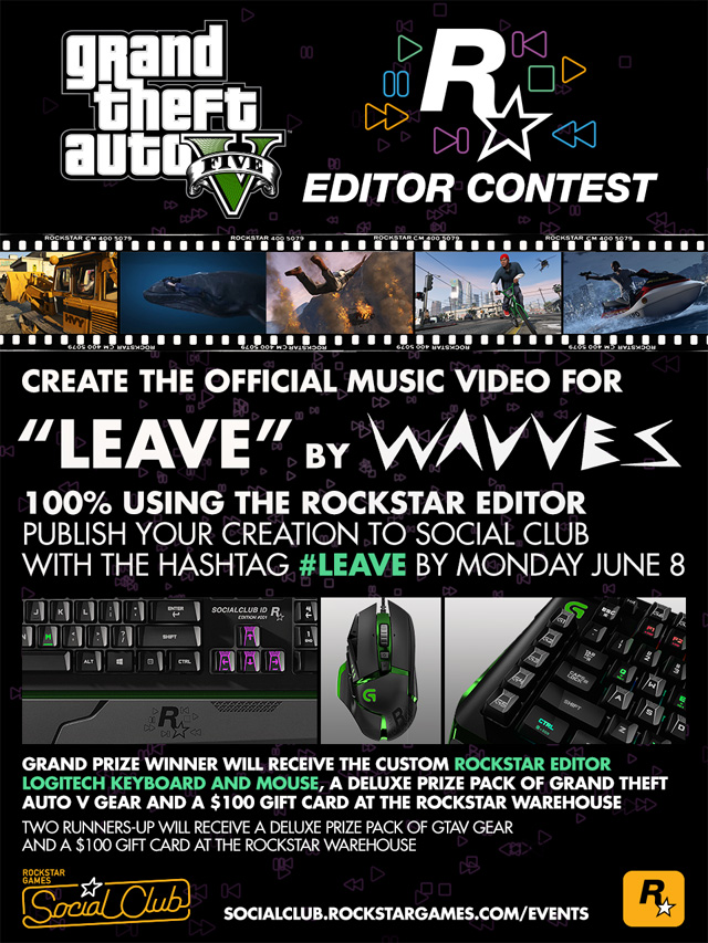 Rockstar Editor Contest Winner: Presenting the Official Music Video for  Leave by Wavves - Rockstar Games