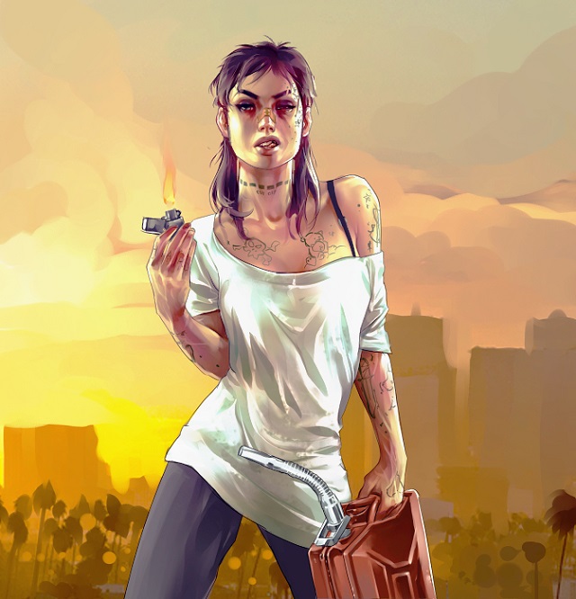 Rockstar libera primeira arte conceitual de GTA V - Arkade