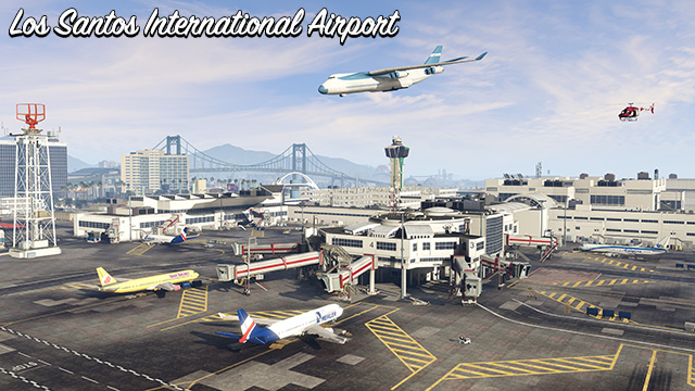 Mapa Aeroporto do GTA V - GTA 5