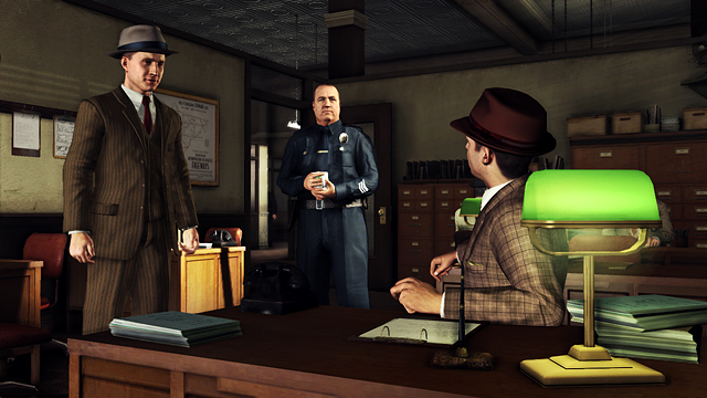 Screens From L A Noire Crime Desk 2 Of 5 Traffic Rockstar Games